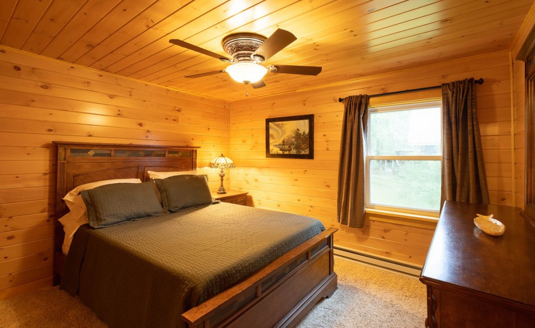 Upstairs Bedroom with Lake Views