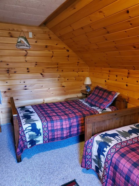 Bedroom #2- UPSTAIRS with attached bathroom