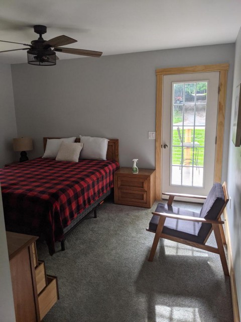 Bedroom 2 with deck access