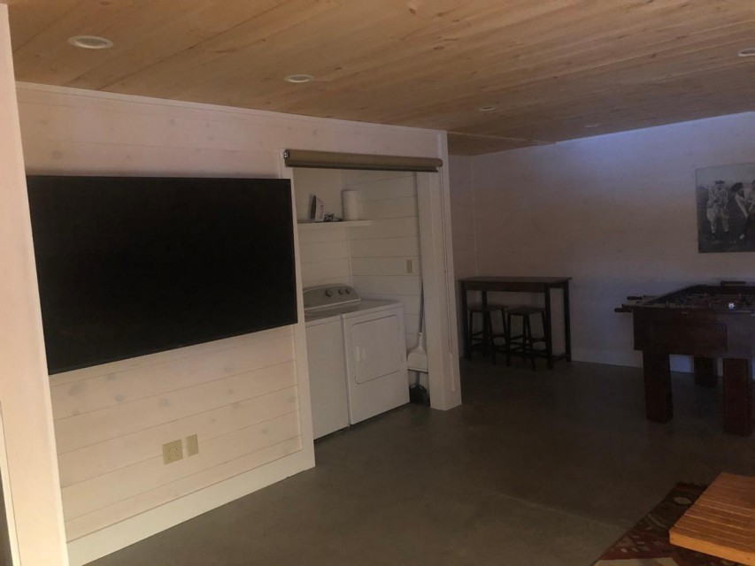 Playroom - TV - washer- dryer