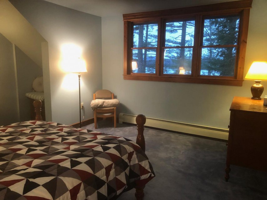 Upstairs Bedroom Facing Lake
