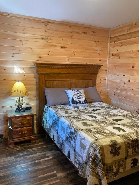 Main Level Bedroom with Full Bed & TV!