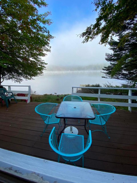 Views from the deck, steps from the water!