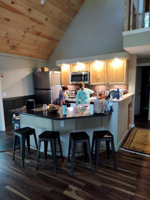 Open concept for entertaining