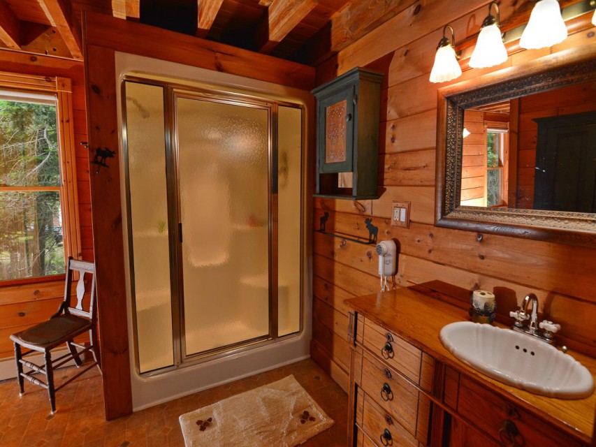Master bathroom with shower