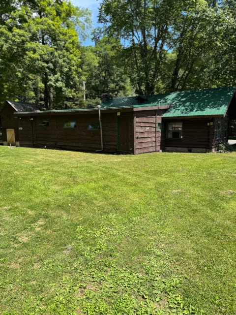 Spacious lawn