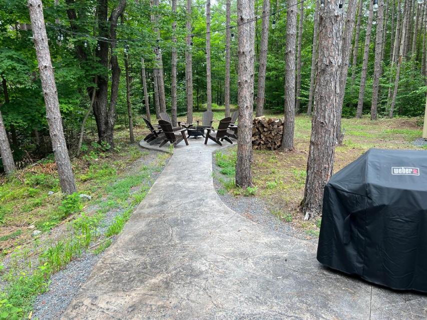 Fire pit area