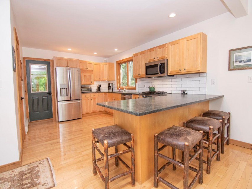 Large fully stocked kitchen