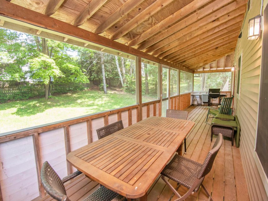 Screened in Back porch
