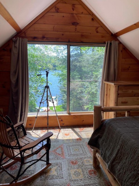 Take in the views from the master bedroom