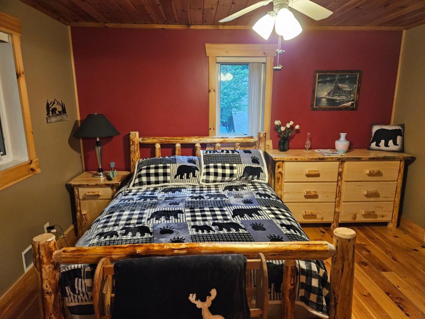 upstairs master bedroom with ensuite