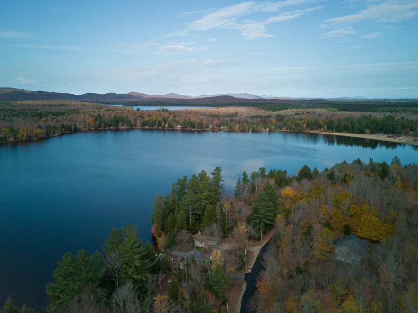 view of Lake - with public beach 