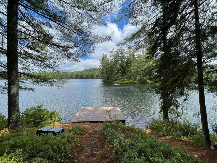   2 swimming docks