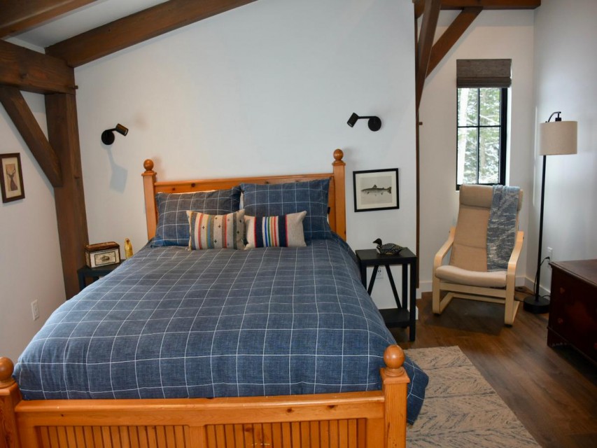 Inviting upstairs bedroom (Queen) with reading chair