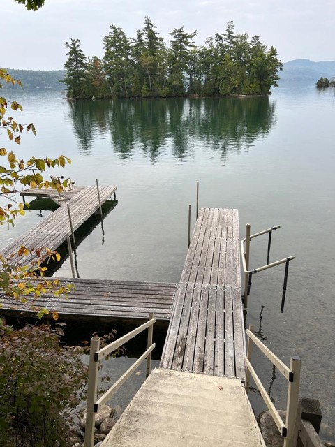 Beautiful view of Flirtation Island in the Waltonians