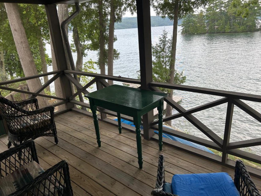 Screened front porch