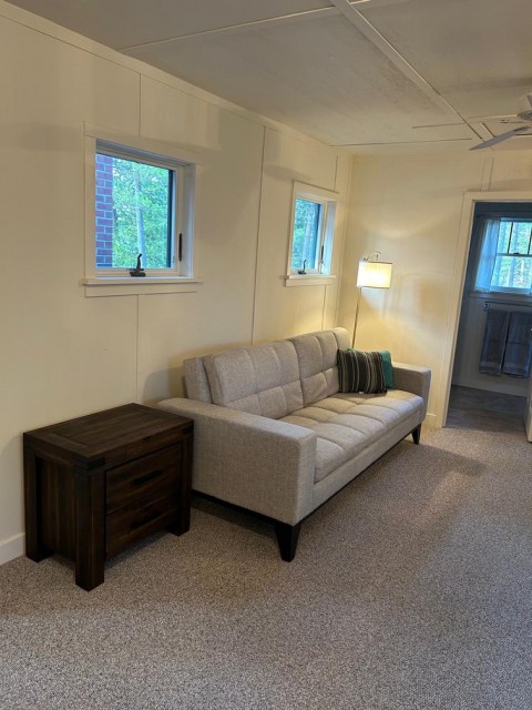 Upstairs convertible couch