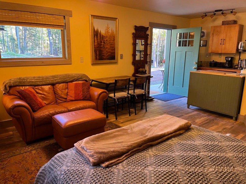 Sitting Area and Window Overlooking Meadow