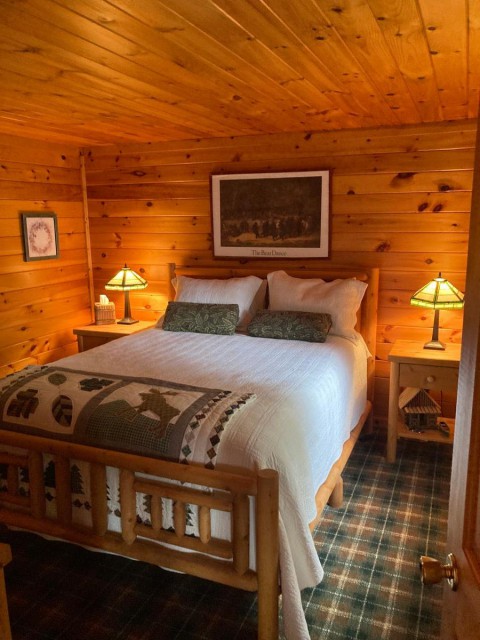 Bedroom #1 with lake view