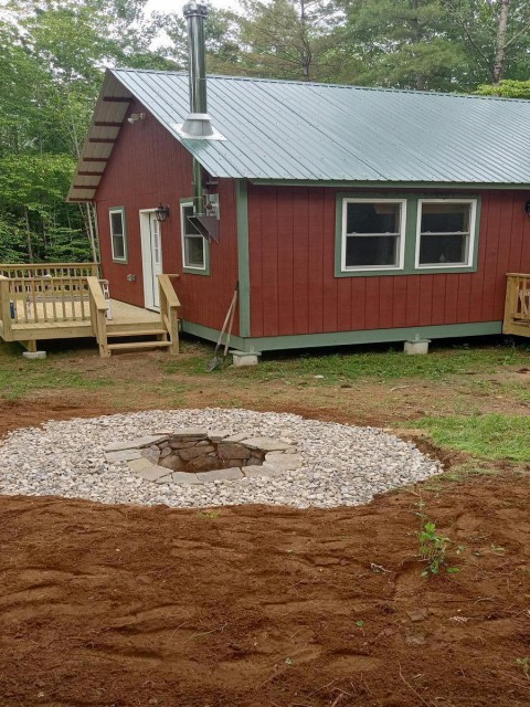 Sit around the fire pit enjoy nature!