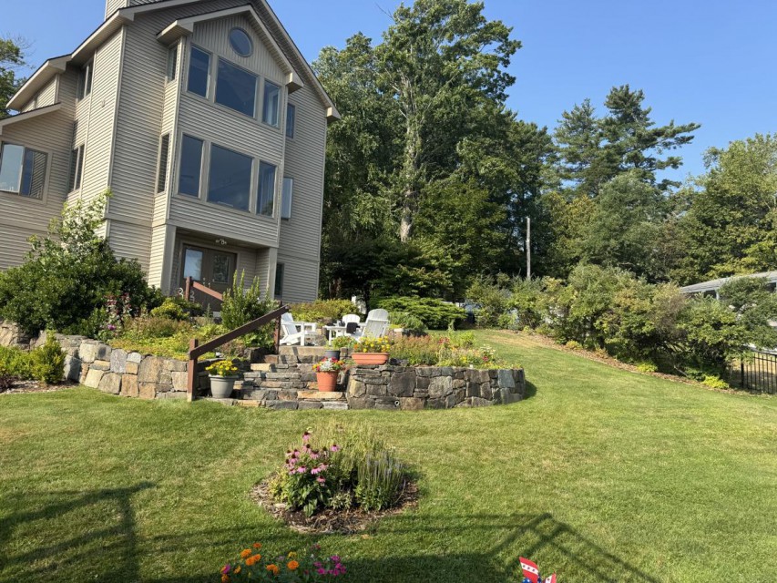 Front lake side property