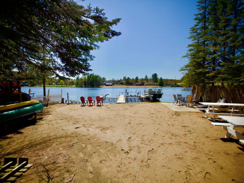 Private beach shared with 2 other families
