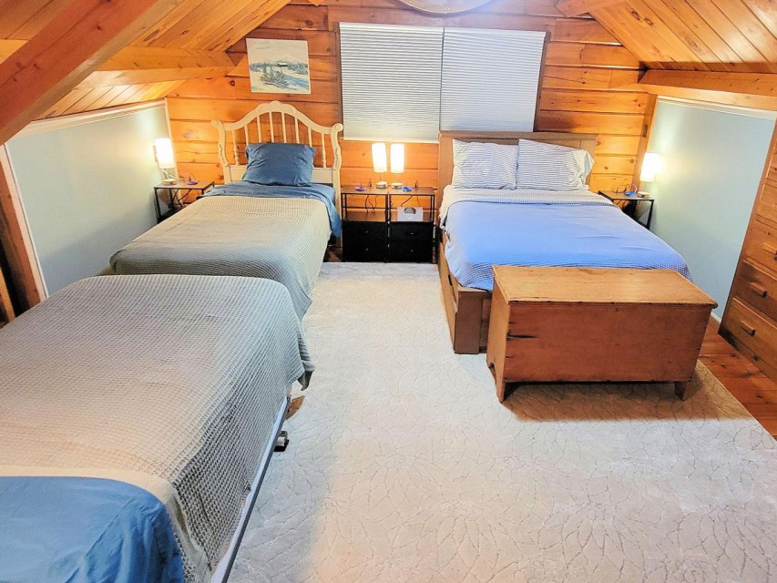 Second Floor Room-Full and two Twins