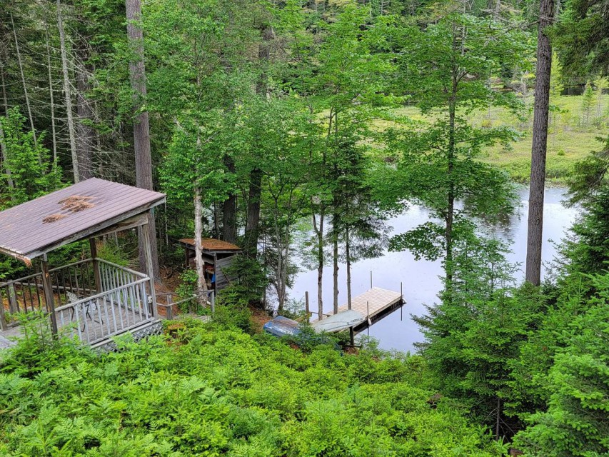 View to Dock from Back Deck