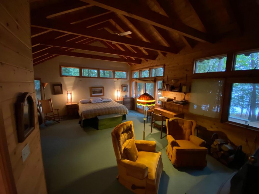 Private master suite with King bed and full bath