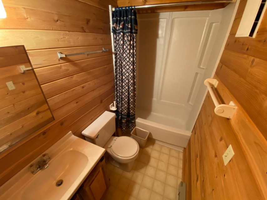 Cabin full bathroom