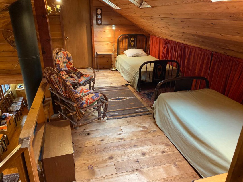 Main house loft with two full bedrooms as well