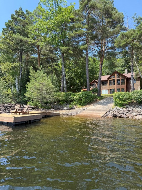 View of House & Dock From the Lake