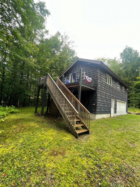 Side deck off of apartment
