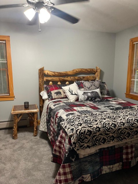 Queen in private bedroom