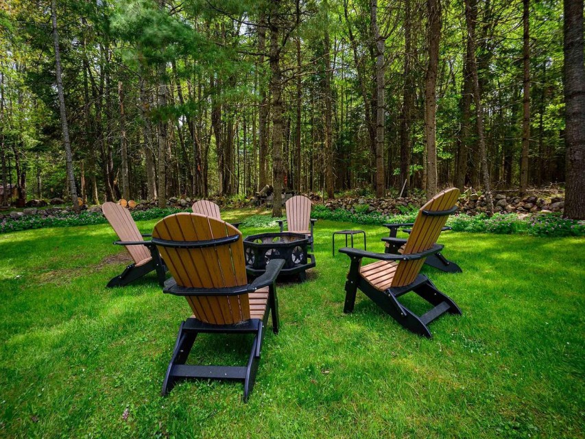 Back yard fire pit