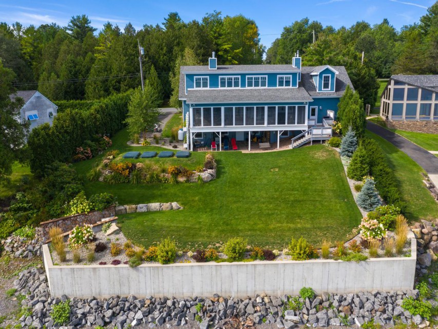 Lake side of the house