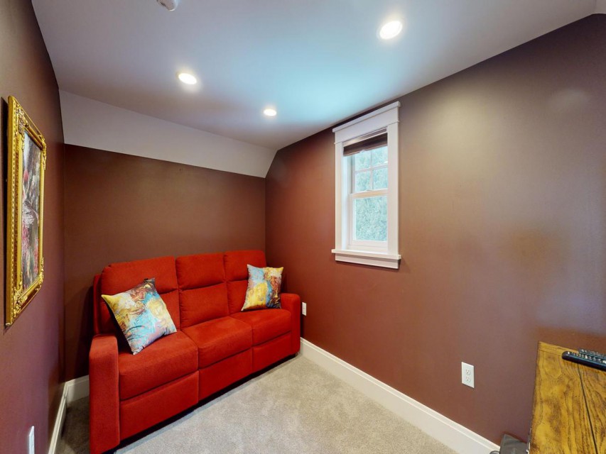 TV room attached to master bedroom