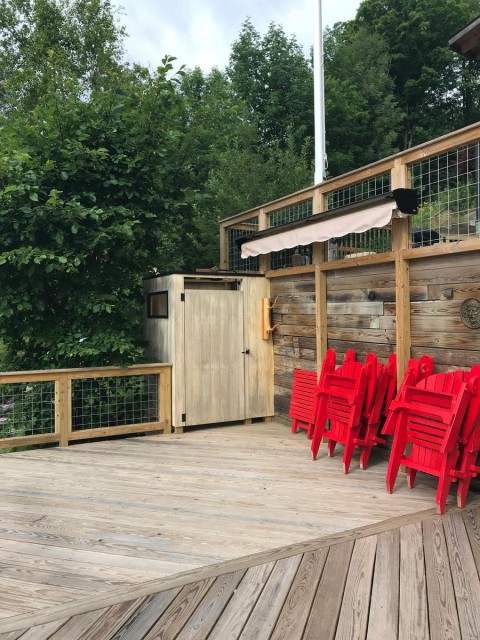 Deck and Outdoor Shower