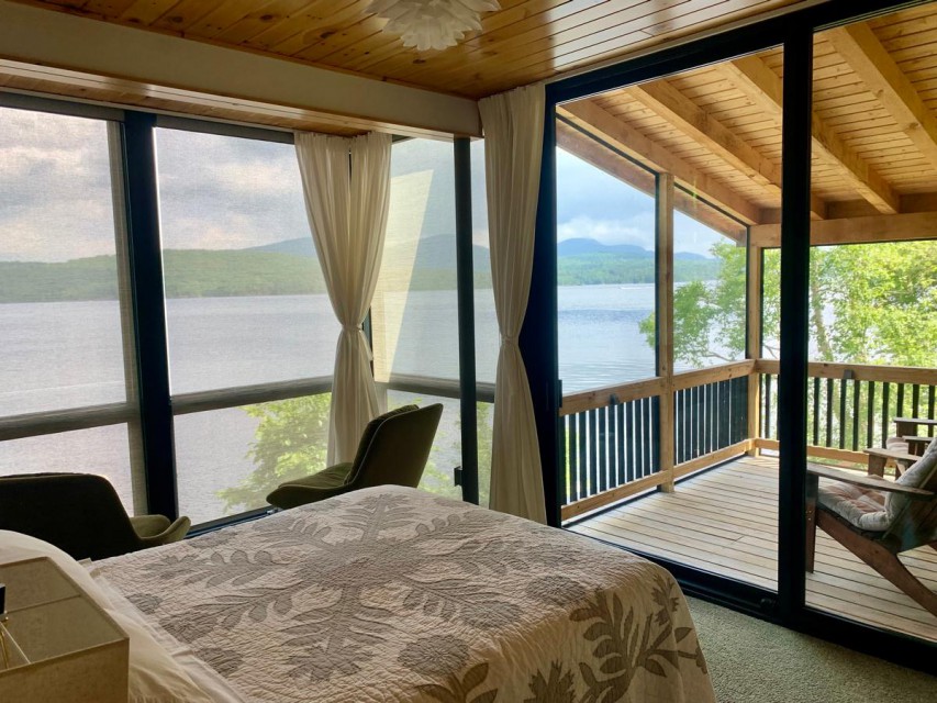 Mid-Level, Master Bedroom and Porch