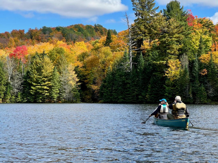 Enjoy the quiet motor free waters of Twin Ponds
