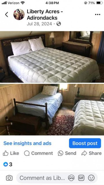 Upstairs Bdrm #1 (queen + twin beds)