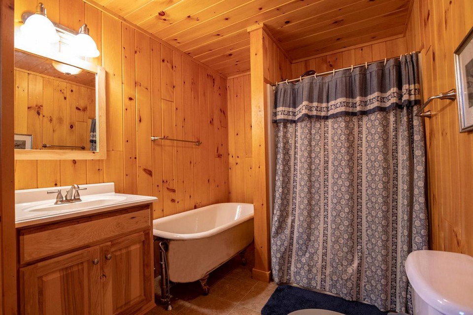 2nd Floor Full Bath with Shower and Antique Tub