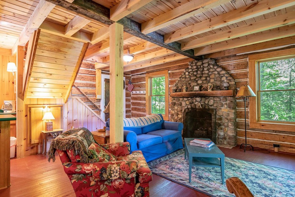 Living Room with Gas Fireplace