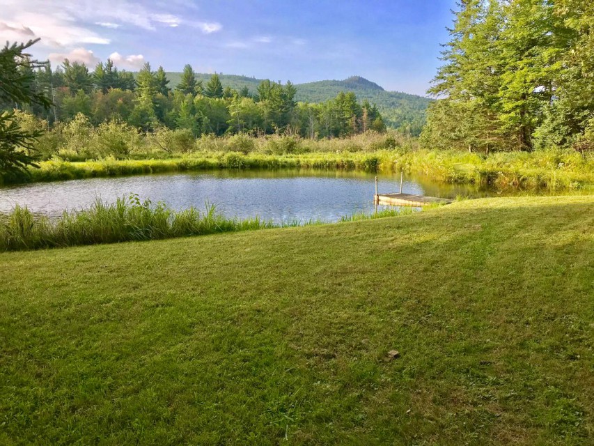 A summer morning at the secluded and private East Pond.