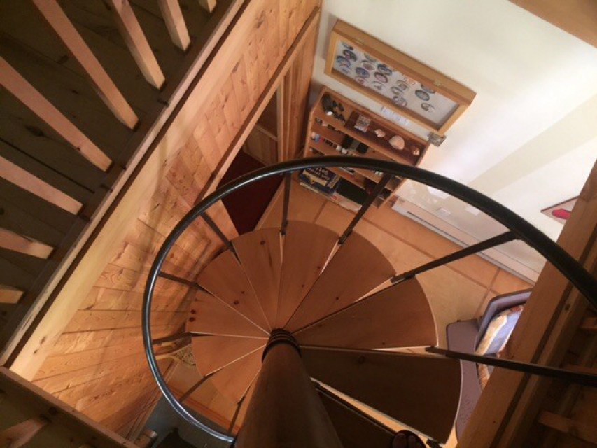 Unique spiral staircase