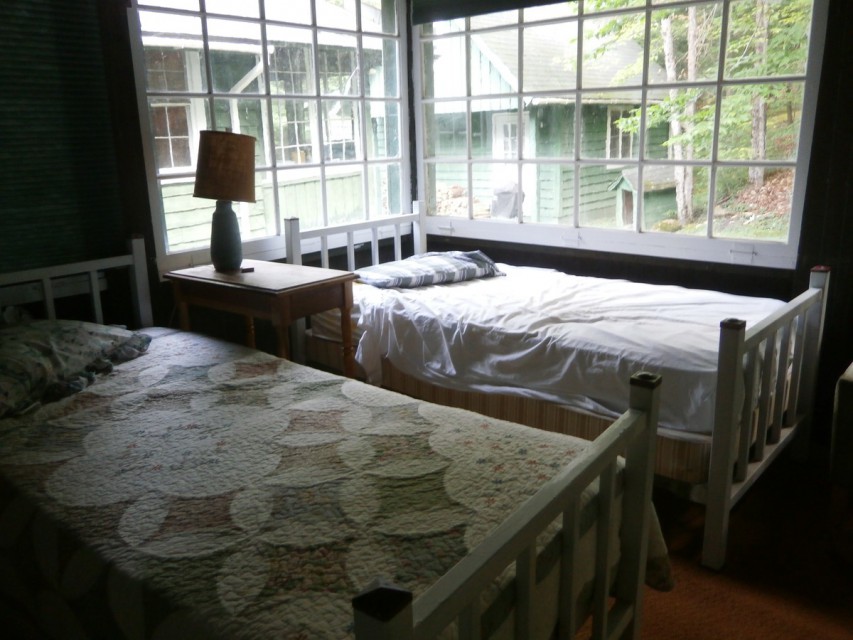 sleeping porch see cottage outside window