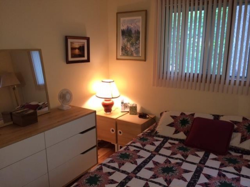 Bedroom #1 (main floor) with Queen bed