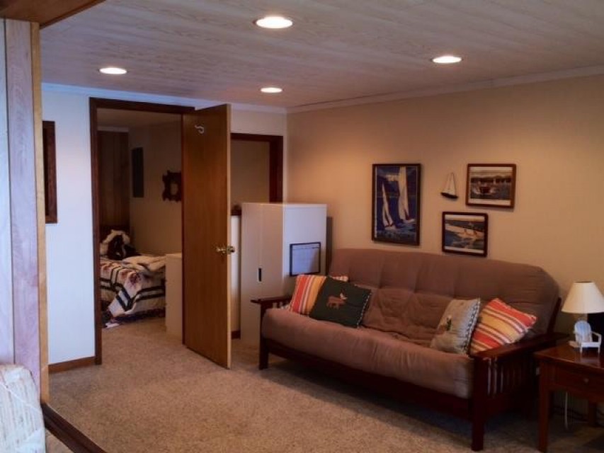Downstairs Living Room (other side) with futon