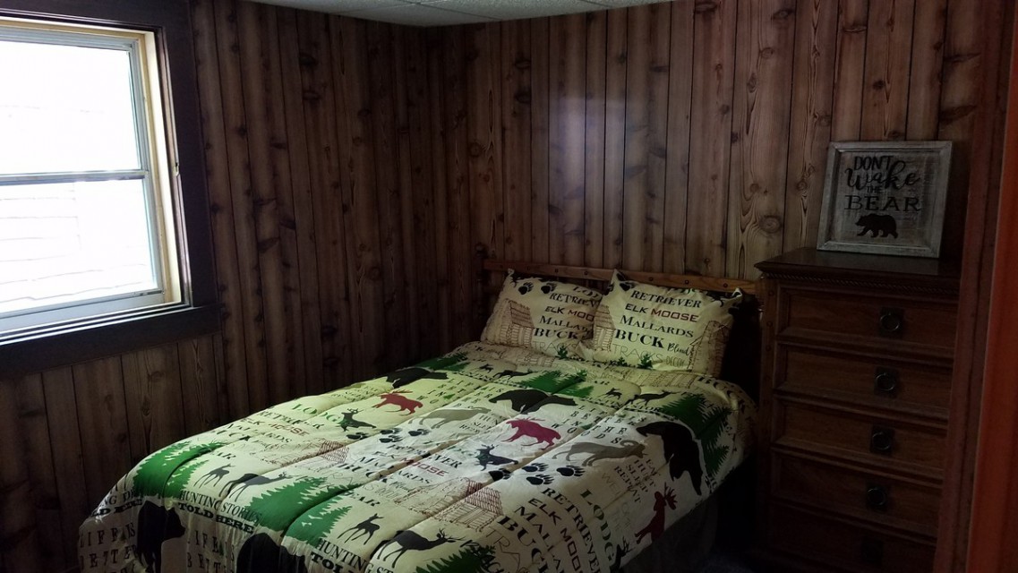 Downstairs full bed