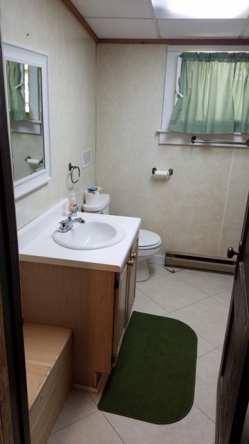 Downstairs full bath with tub
